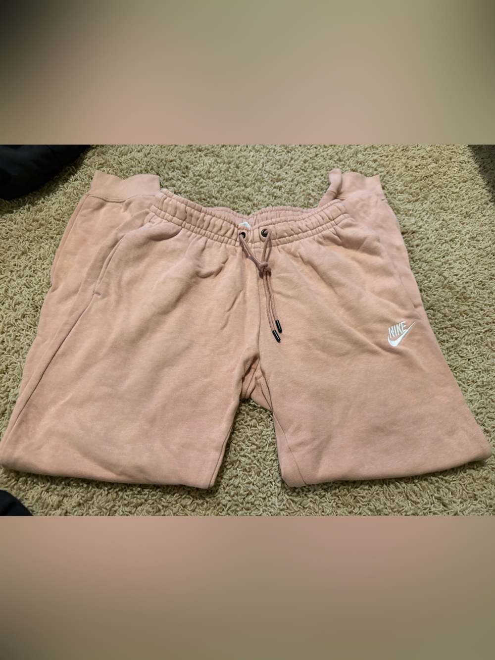 Nike Blush Pink Fleece Sweatpants